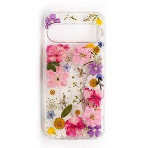 Pink Pressed flower Floral Phone case Cover Pixel 8 pro 8a, 7 7a 6 6a 9 pro xl